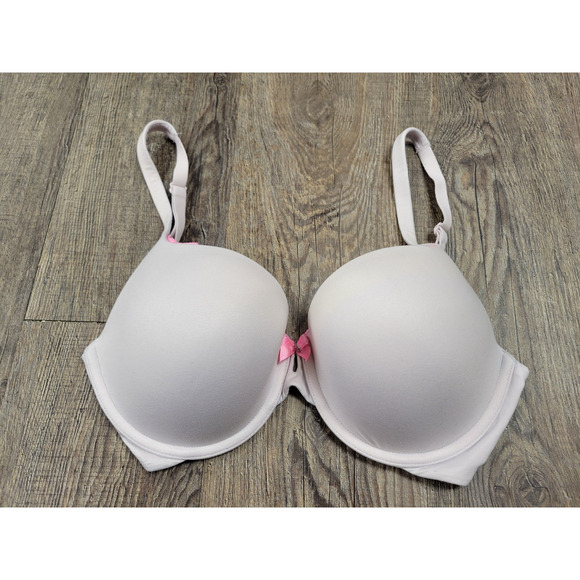 Victoria's Secret Body by Victoria Perfect Shape Push-Up underwire 32DD Pink Bra - Picture 1 of 5
